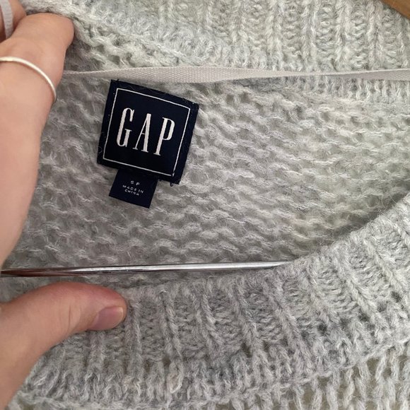 Gap Luxe Boatneck Sweater - in Lilac & Grey - Picture 3 of 4